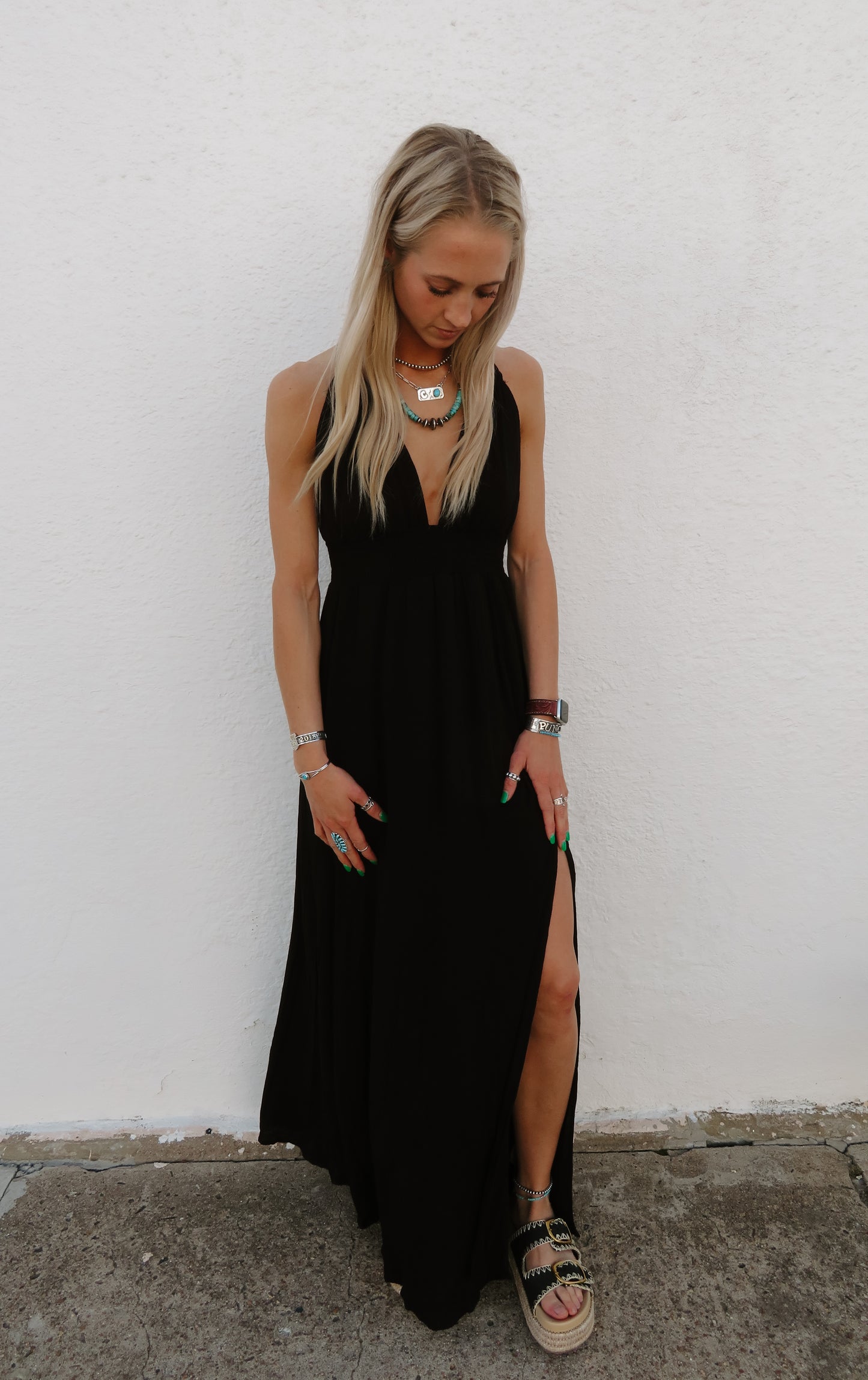 Timing Black Maxi