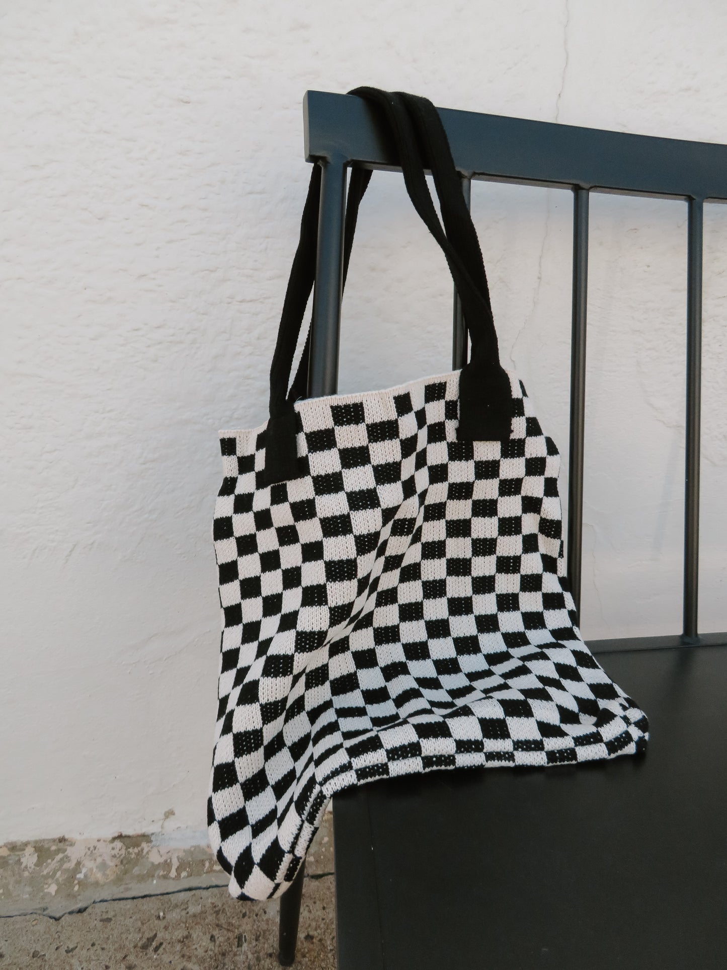 Checkered Tote Bag