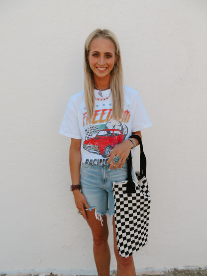 Vintage Racing Oversized Tee