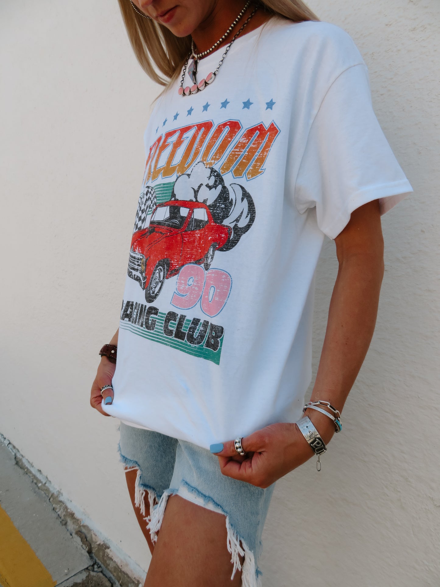 Vintage Racing Oversized Tee