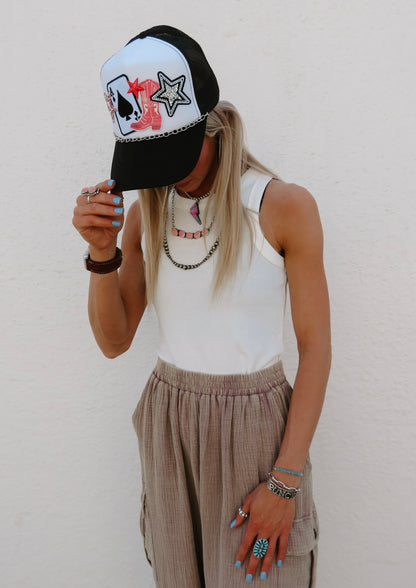 Ivory Ribbed Tank