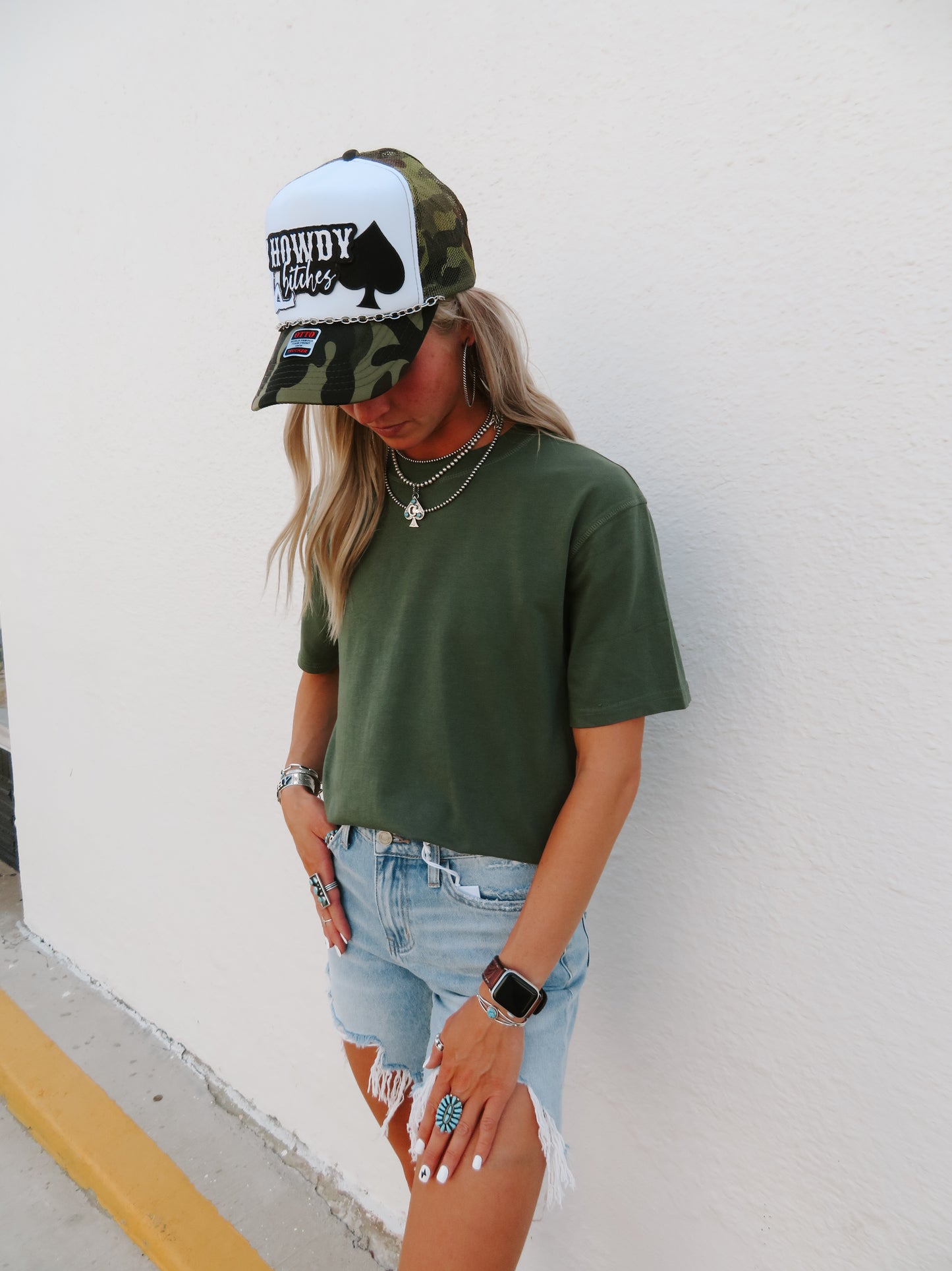 Hunter Green Boxy Tee