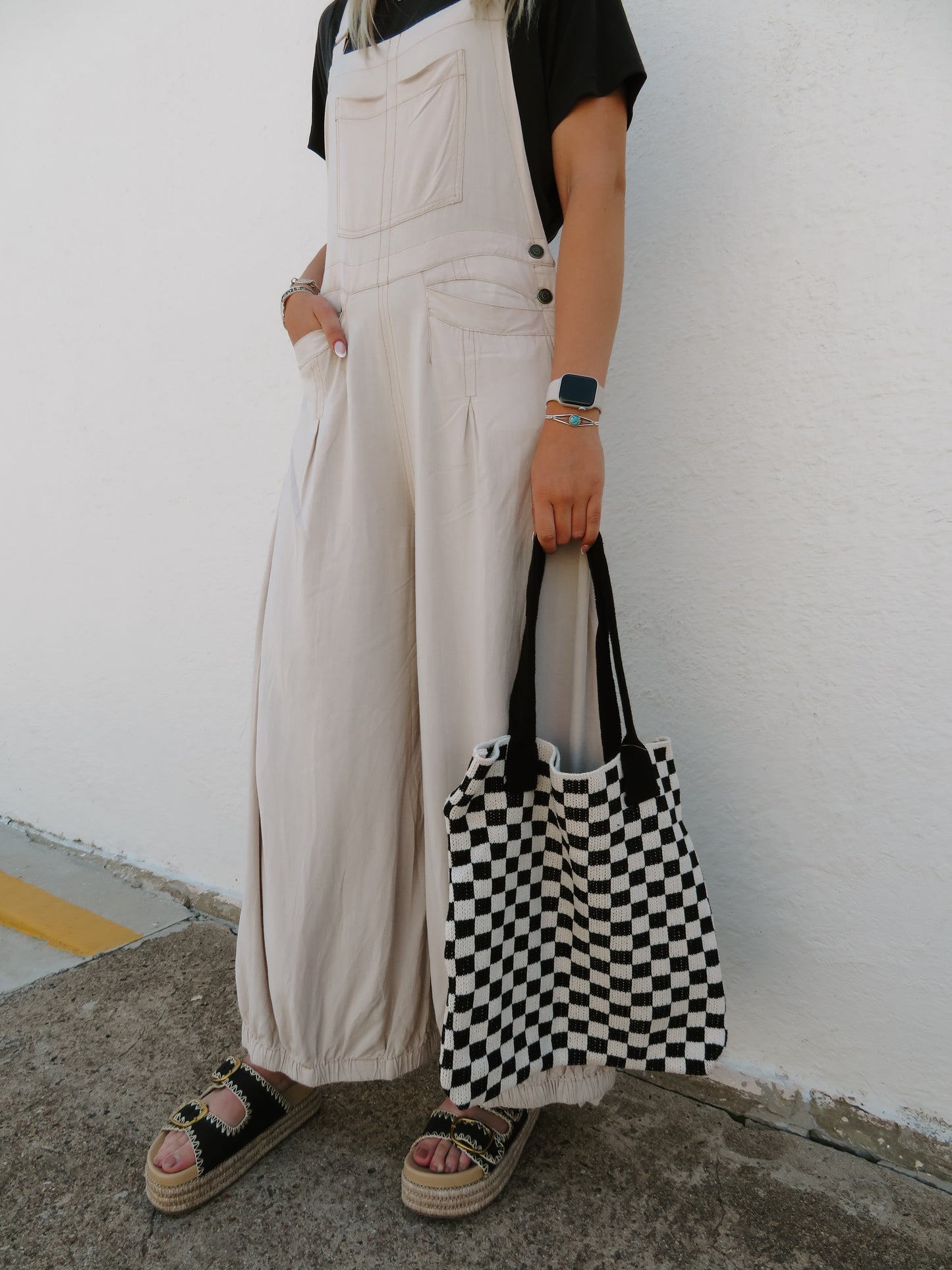 Checkered Tote Bag