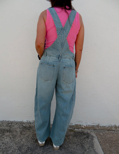 The Jodi Barrel Jean Overalls