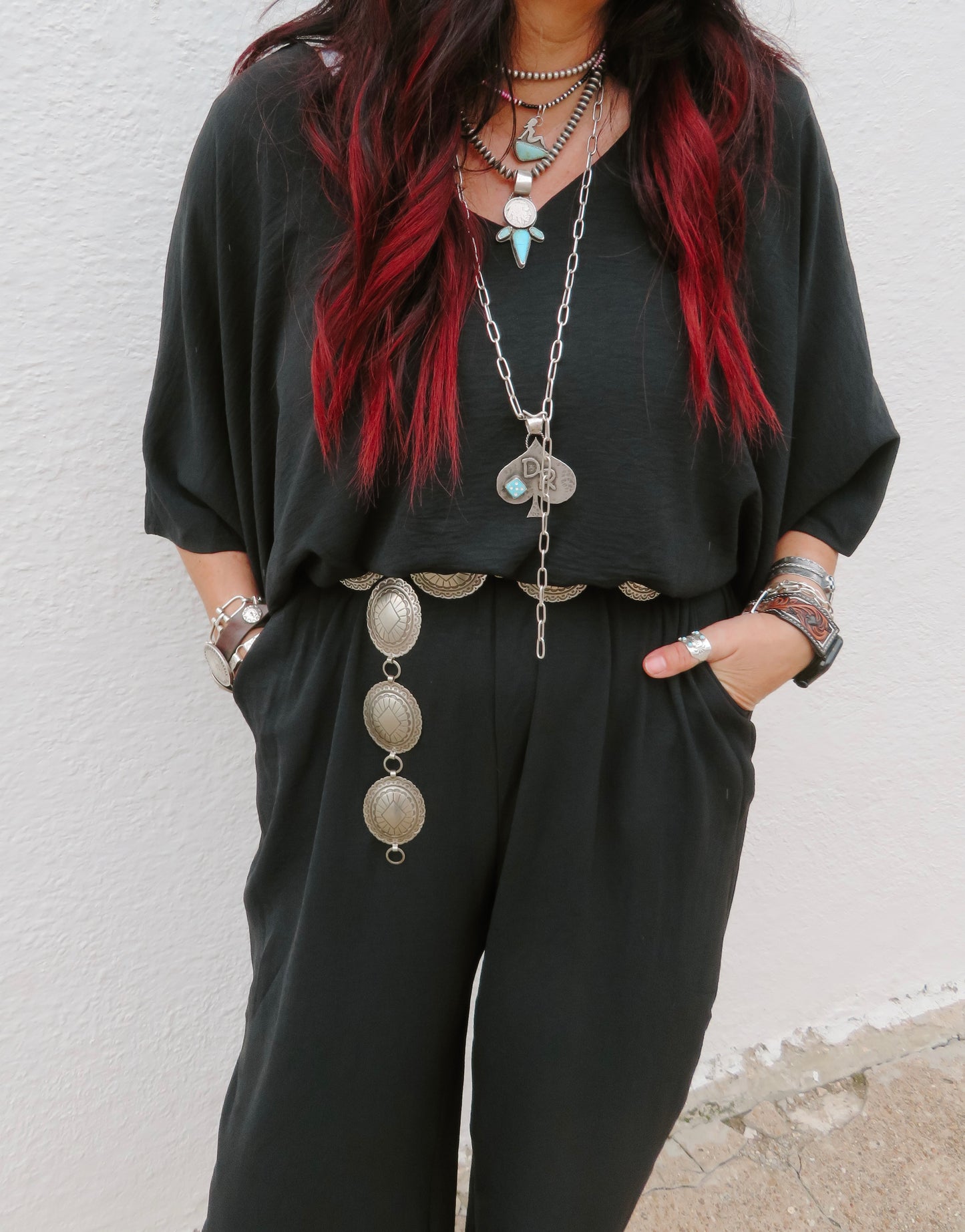 Black Wide Sleeve Jumpsuit